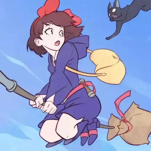 素描少女黑白动漫头像图片